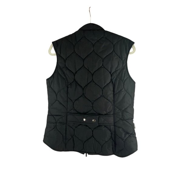 Arista Equestrian Clarkson Quilted Vest  XL Black Zippered Pockets Western - Picture 6 of 8